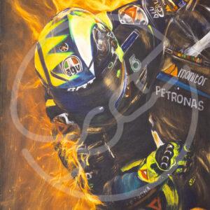 Flaming Rossi | Fine Art