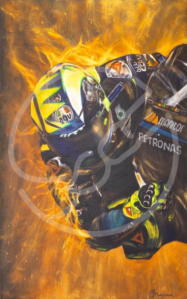 Flaming Rossi | Fine Art